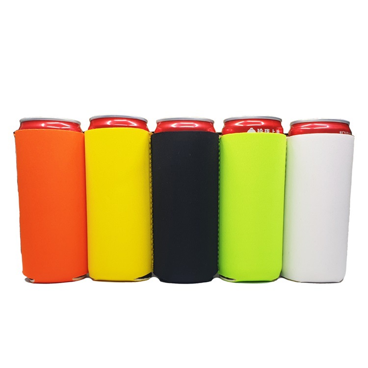 In-stock diving material, solid color, slender, with bottom cup sleeve, 12OZ cola sleeve, 330ml can sleeve, European beer sleeve pic 2