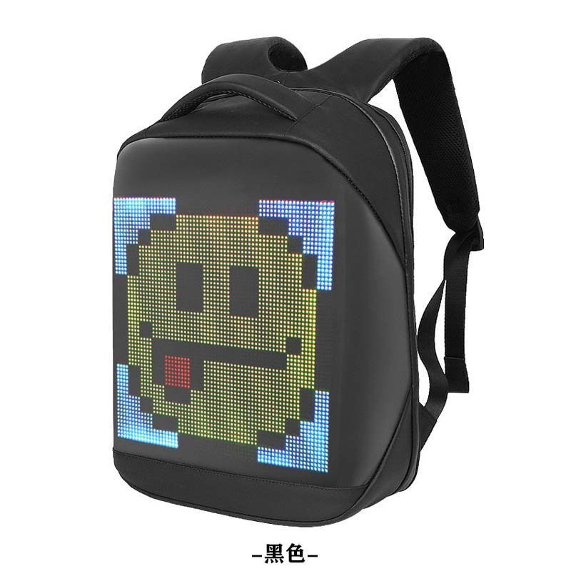 Bluetooth APP, fashionable and trendy led backpack, smart business backpack, waterproof LED display, electronic backpack pic 10