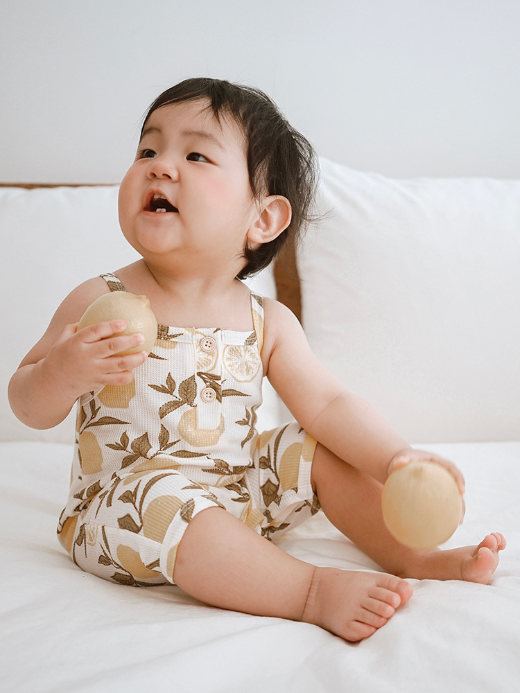 2025夏款婴儿衣服ins婴儿连体衣a类宝宝吊带哈衣爬服详情32