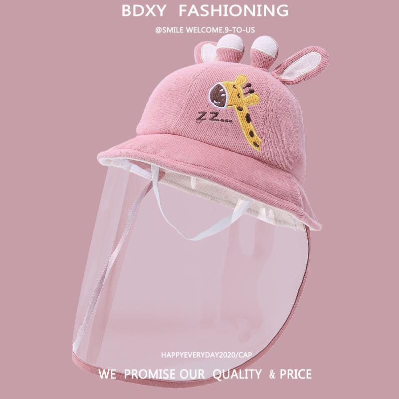 婴儿防护面罩0岁儿童宝宝防护帽防飞沫隔离外出帽子秋冬一岁详情16