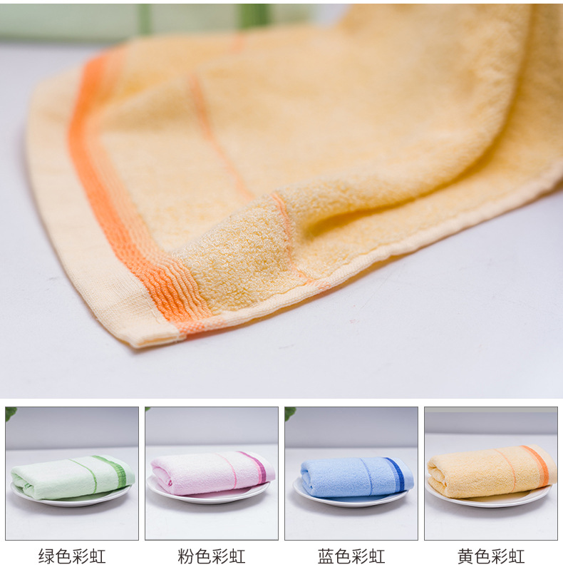 Wholesale bamboo fiber towels, household soft, absorbent and non-shedding adult face towels, custom-made thick large towels pic 29