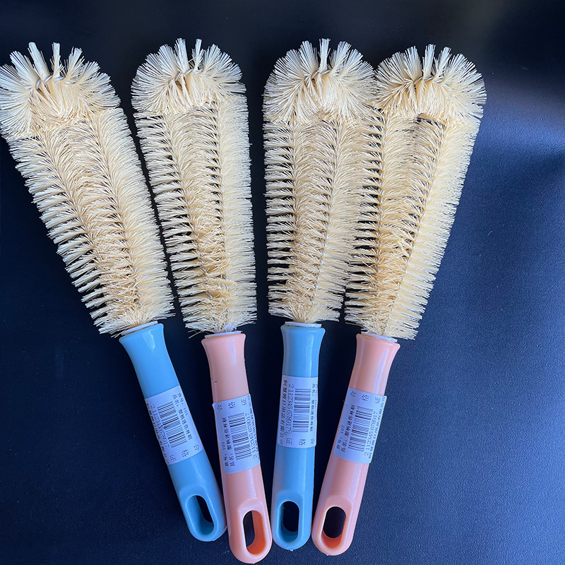 【 Zone 2-12 】101 Plastic Handle - Cup Brush 336 per piece 101 Plastic Handle Cup Brush, Water Bottle Brush, Tea Cup Brush, Cleaning Brush, Daily Household Baby Bottle brush pic 3