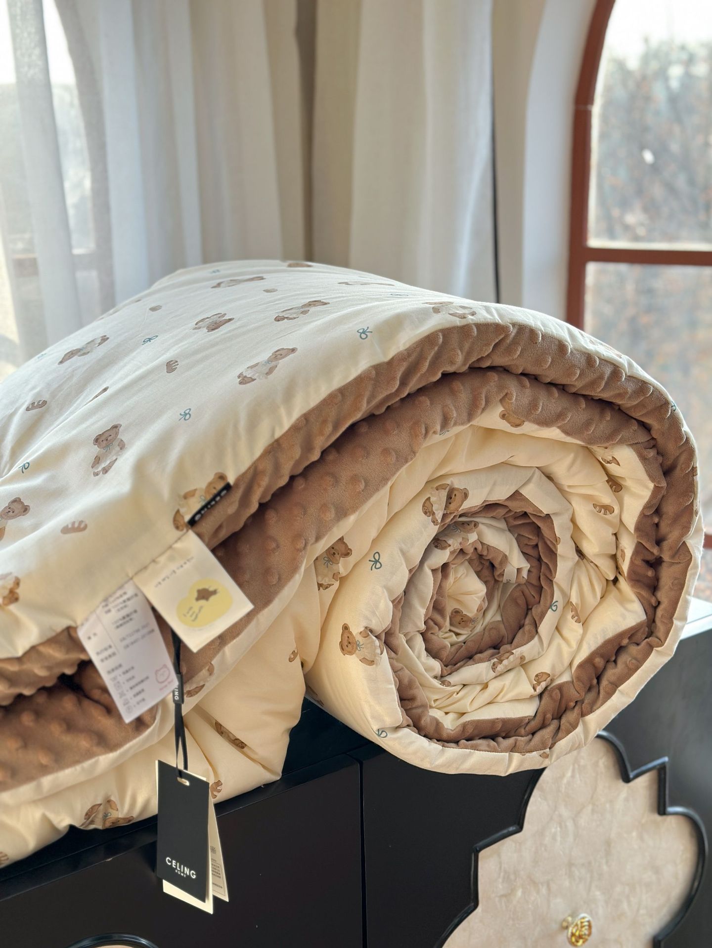 13372 All-cotton cartoon small floral print spring and autumn quilt soothing, bean quilt warm and fleece winter quilt core pic 99