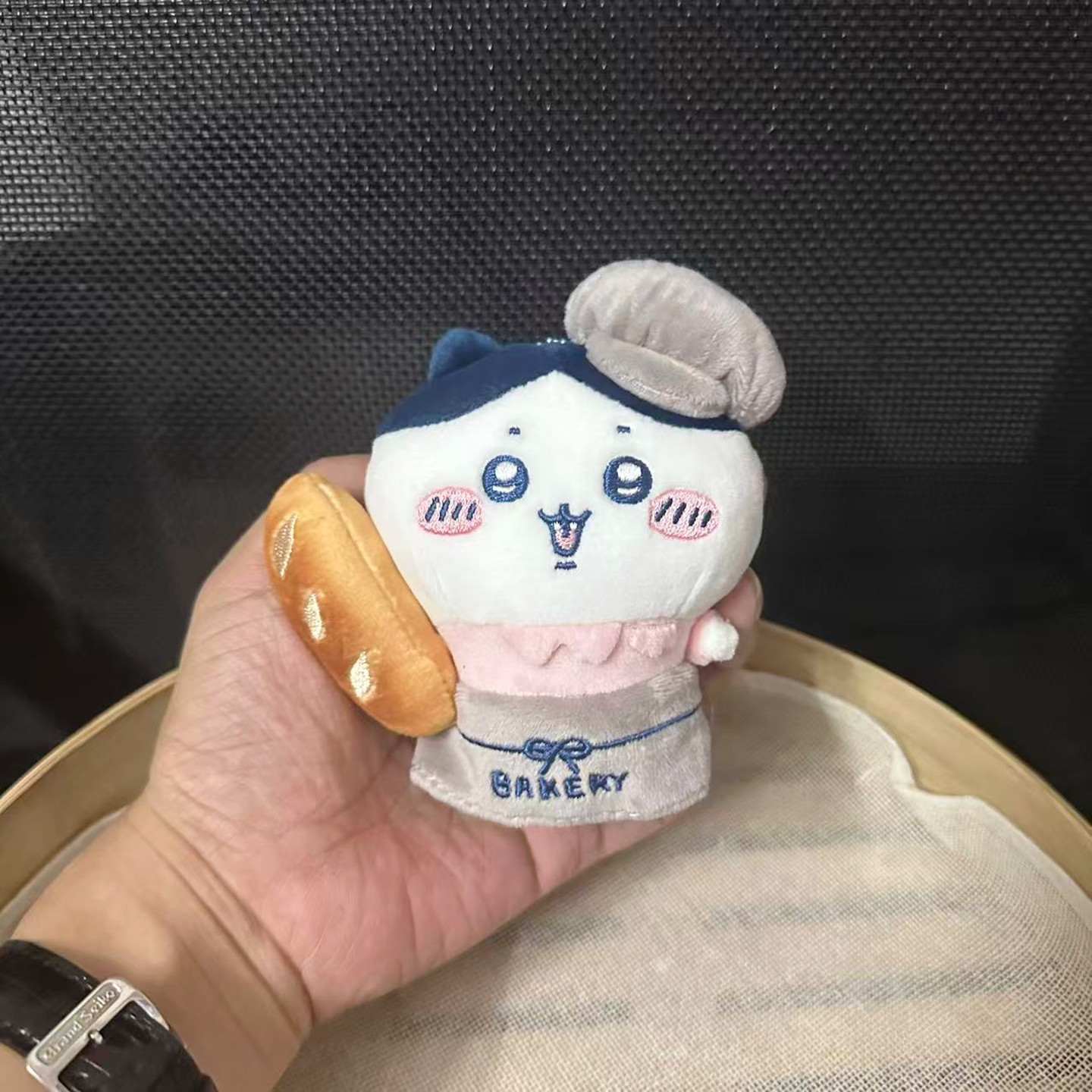 Chiikawa吉伊卡哇乌萨奇面包店毛绒公仔挂件玩偶包包小挂饰布艺玩具礼物详情8