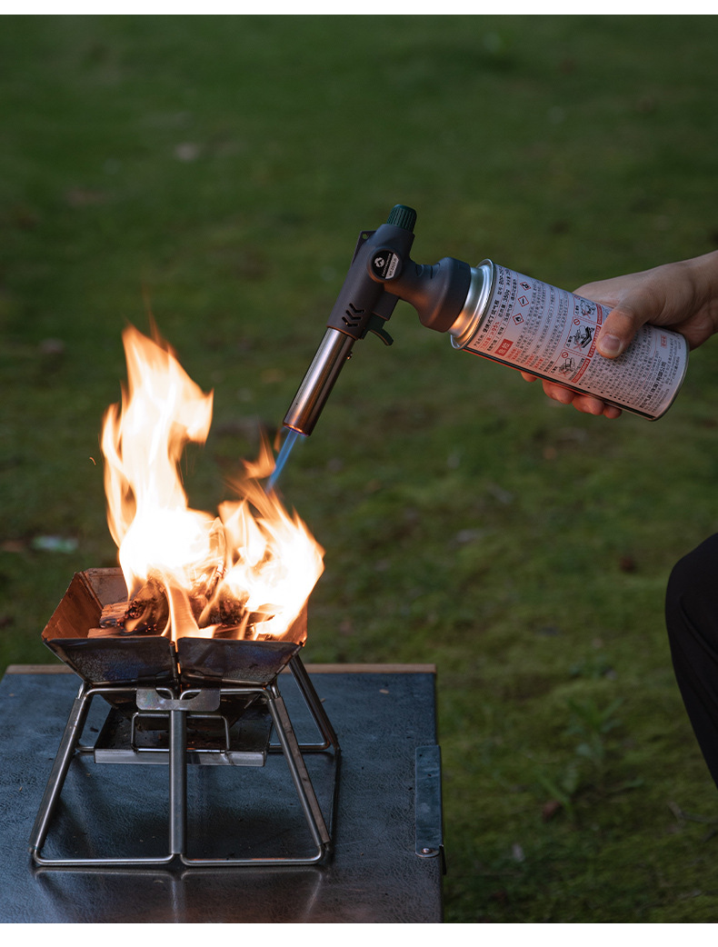 Koman MT-2913 Camping charcoal Outdoor Barbecue and Baking Inverted igniter Portable card-type spray gun pic 14