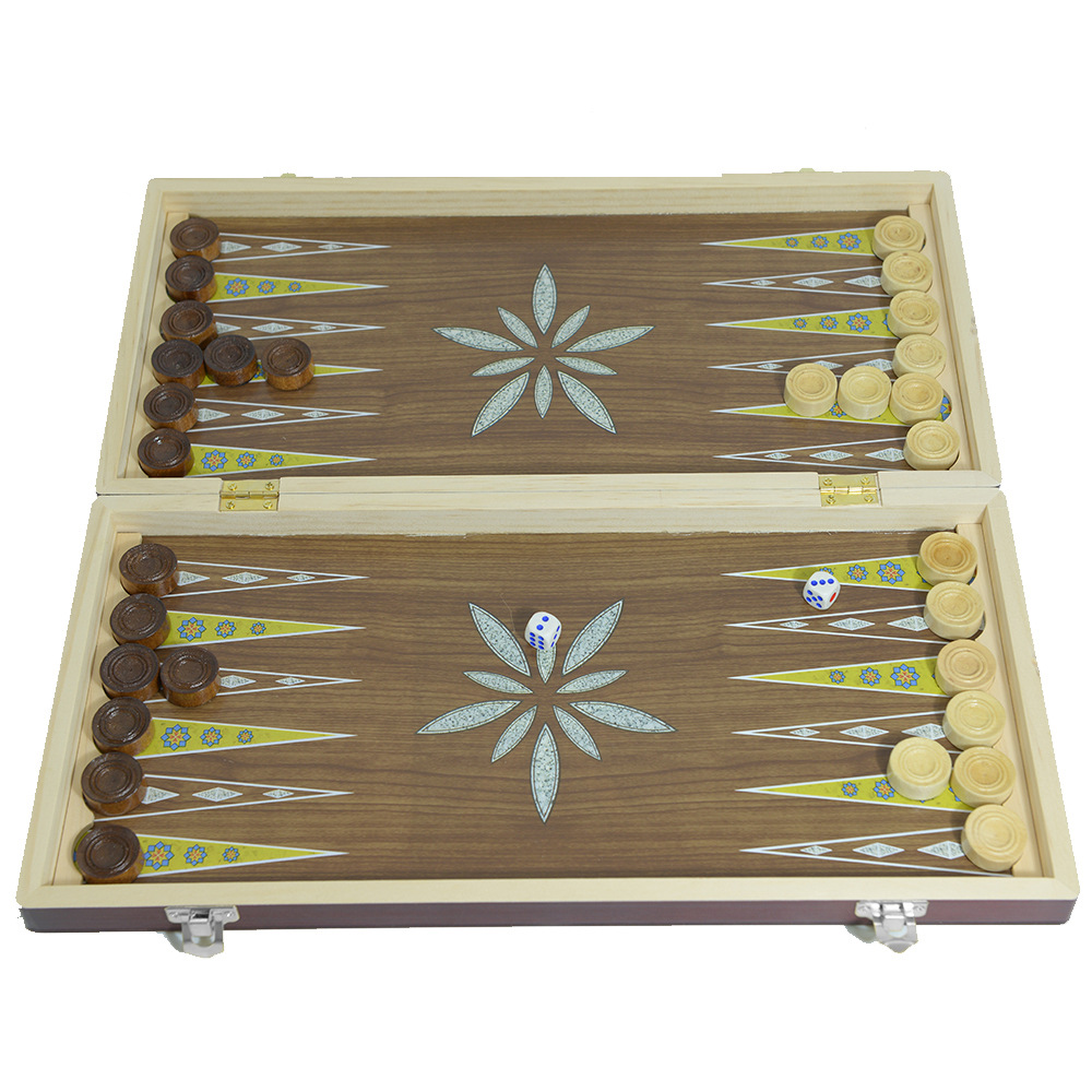 木质三合一高级感便携折叠国际西洋棋休闲娱乐棋盘批发外贸详情11