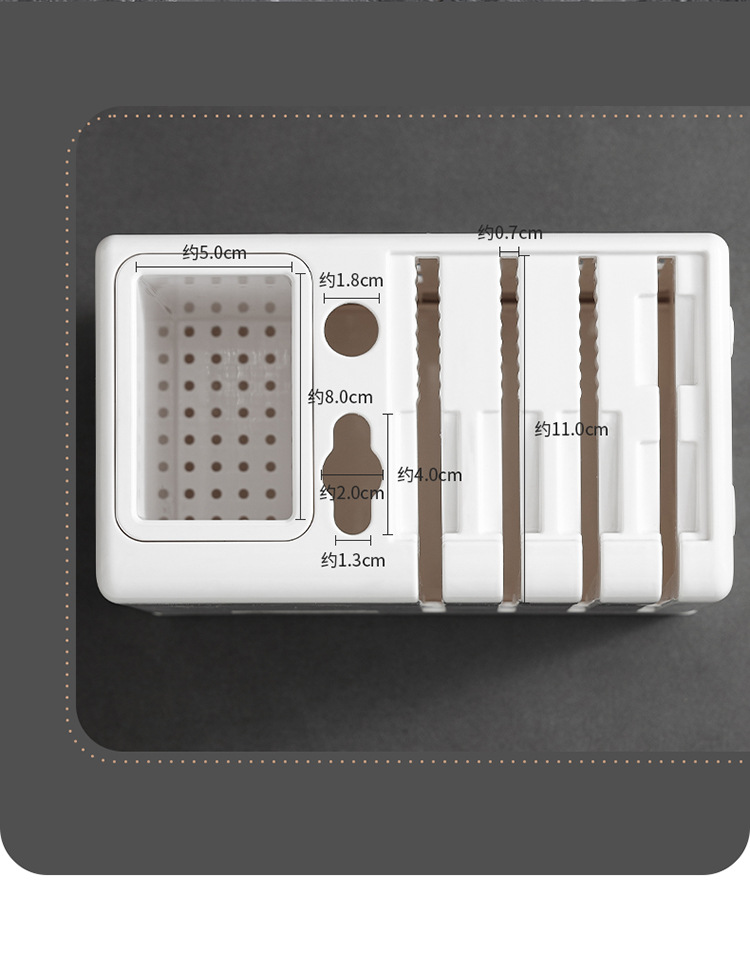 厨房刀架置物架台面多功能筷子筒沥水刀架一体收纳盒家用菜刀架子详情5