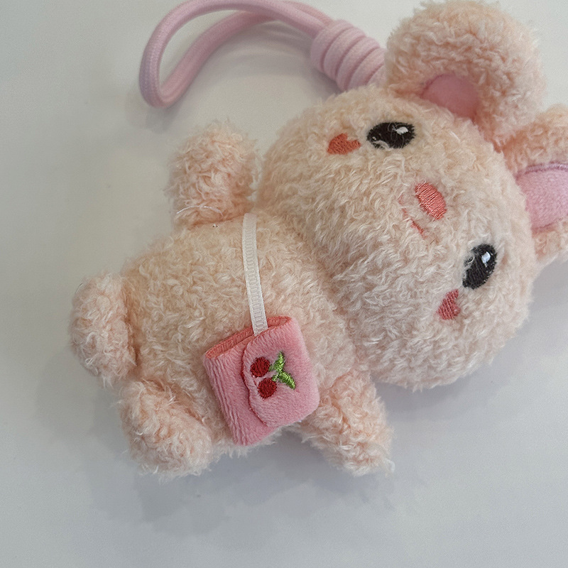 Wholesale of cute bear pendants, plush toys, figurines, little rabbits, schoolbags, hanging ornaments, keychains, and doll gifts pic 16