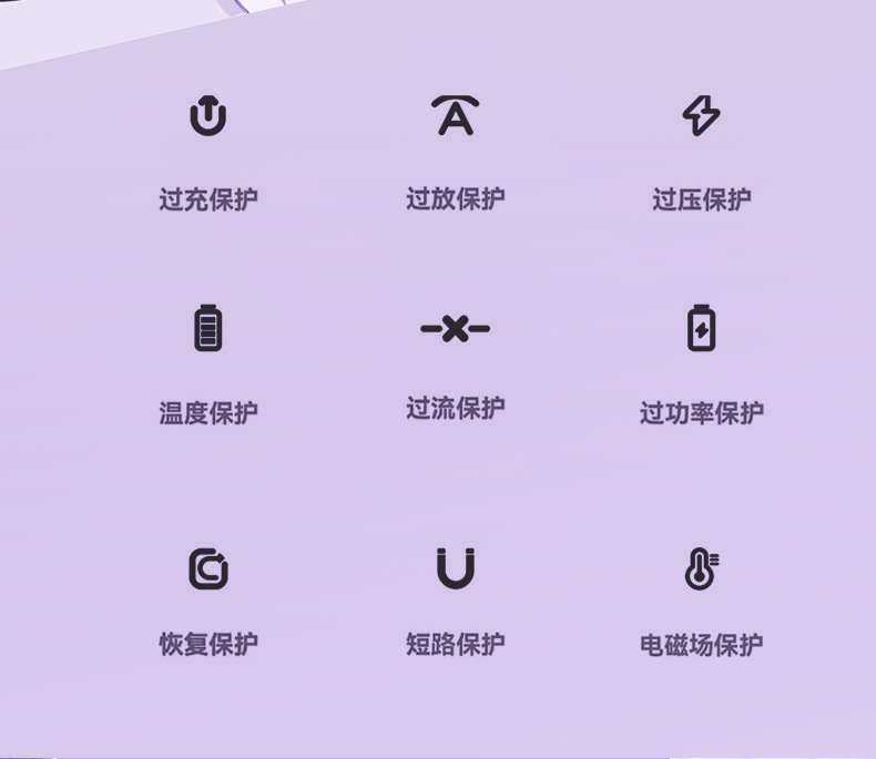 迷你大容量自带线20000毫安充电宝小巧便携移动电源礼品LOGO跨境详情14