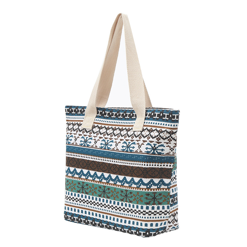 上班族专享 手提式单肩托特包 多功能购物手拎包 折叠式学生帆布包 现货批发 家用购物袋 篮子款详情15