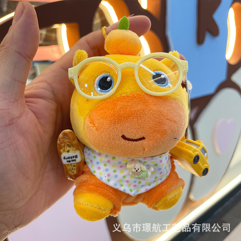 New cute and cartoonish capybara costume doll backpack pendant, Ins-style doll pendant, keychain as a gift for others pic 8