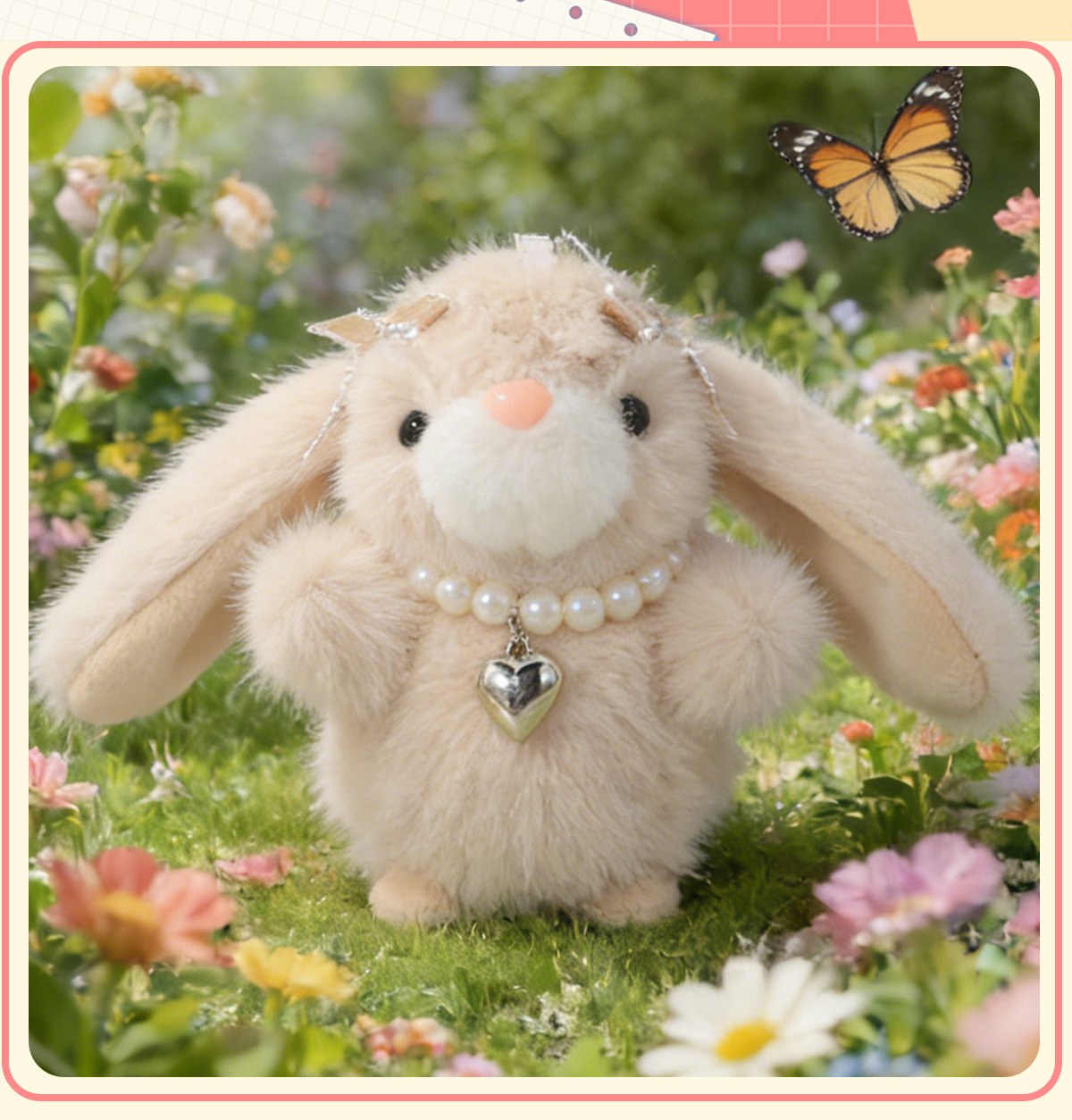 新年可爱蝴蝶结兔子毛绒钥匙扣小礼品书包挂件伴手礼物义乌小商品详情5