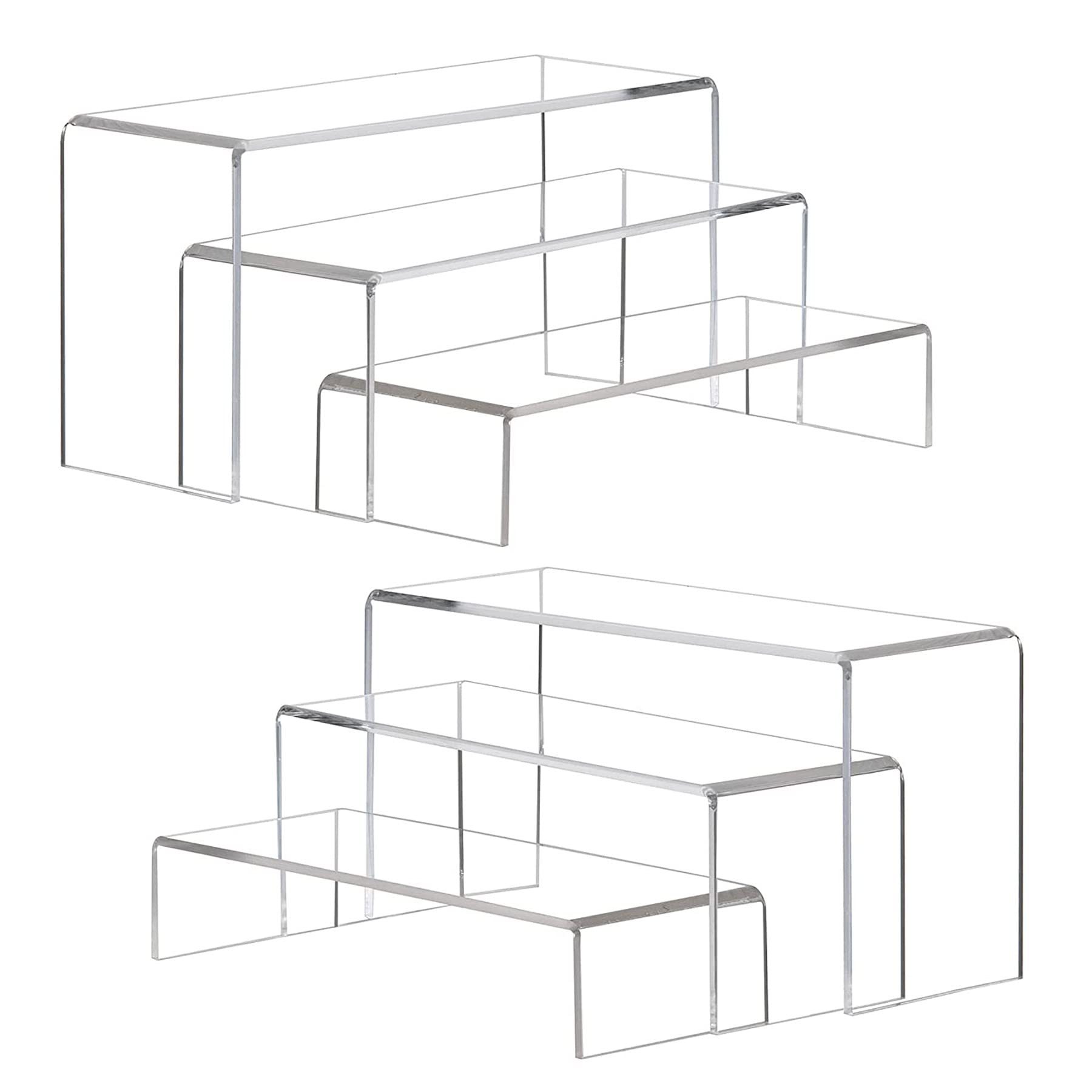 Acrylic U-shaped display stand, transparent shoe bracket, storage rack, hot-bent cosmetics and jewelry display stand, display table, beauty accessories, desktop display base, shoe store goods display bracket, jewelry display item storage and display support pic 9