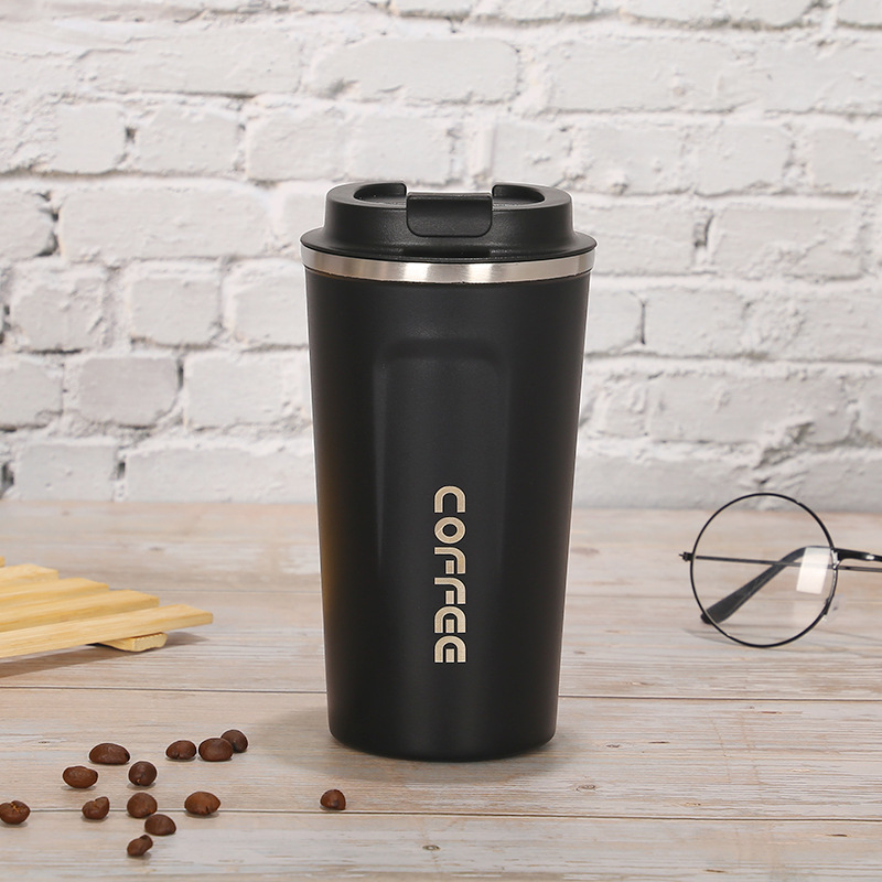 高颜值时尚不锈钢咖啡杯办公室随行保温杯商务活动礼品水杯批发详情4