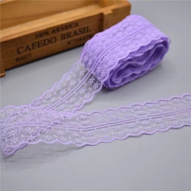 【40 Colors 】 Double-sided non-elastic lace trim, DIY clothing, curtains, sofa sewing, lace trim accessories, 4.5CM pic 20