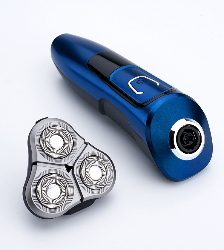 男士全身水洗智能充电刮胡刀三刀头电动剃须刀家用便携胡须刀详情2