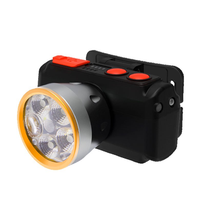 Pailide Cross-border high-power sensor headlamp with long-range flashing integrated 4+1 strong light aluminum alloy for outdoor night fishing and cycling pic 8