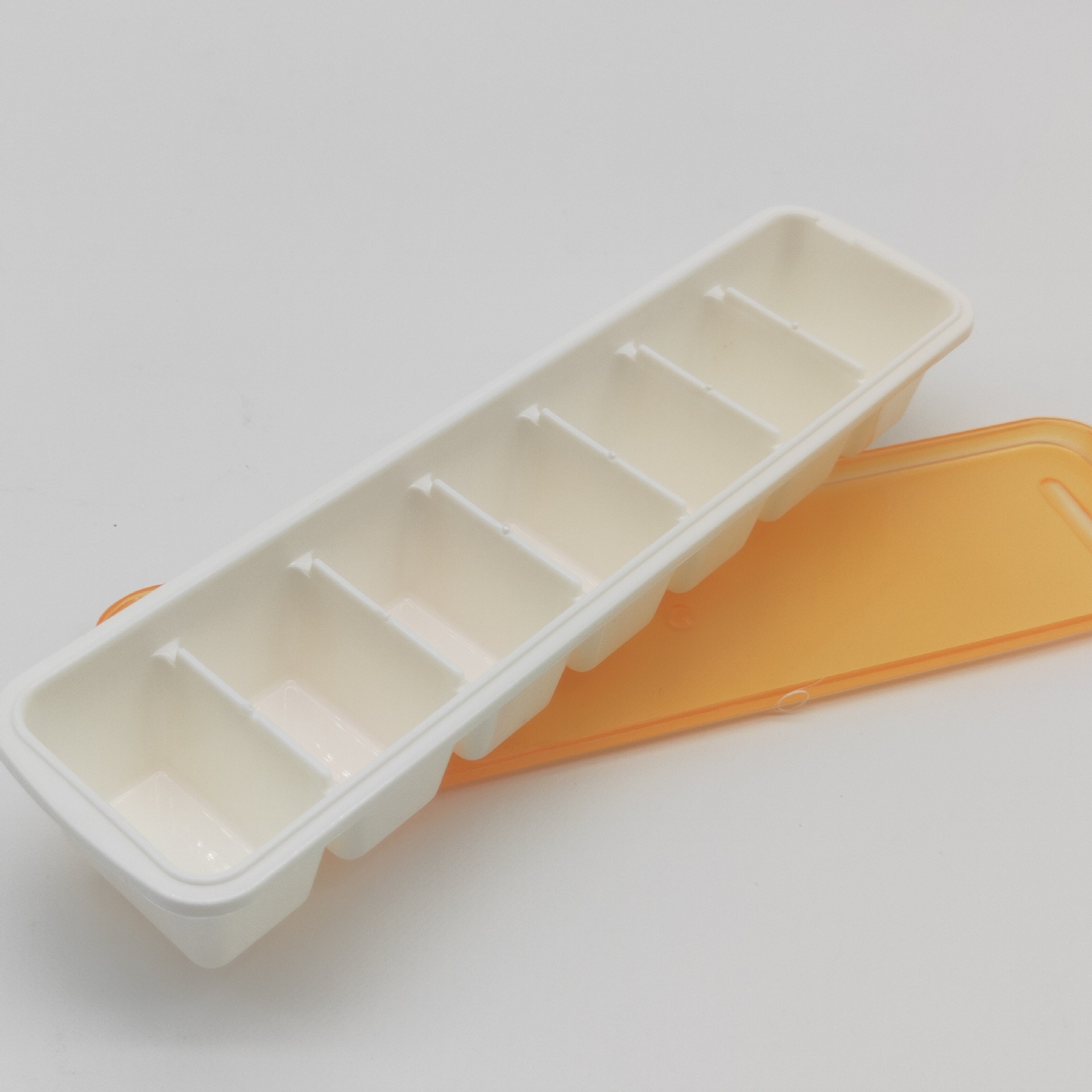 Home congeladores de hielo cubitos de hielo de plástico moldes de congelación máquina de hielo con tapas cajas de hielo cuadradas congeladores almacenamiento pic 5