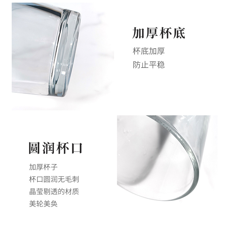 Wholesale beer mugs, large-capacity glass cups, heat-resistant belts, thickened water cups by 0.4, beer mugs, draft beer juice cups pic 17