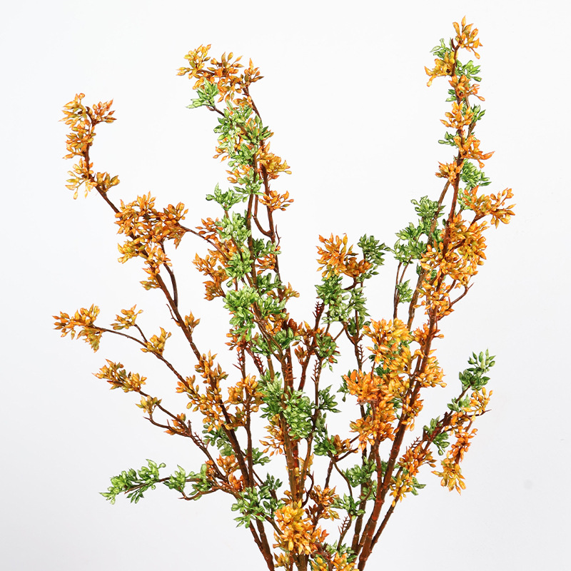 仿真小米果米仔兰插花配材米兰果家居客厅花艺装饰果子枝雪樱果详情4