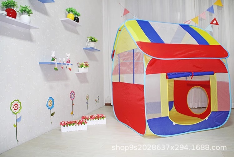 儿童帐篷室内户外大房子男孩女孩宝宝家用海洋球池玩具游戏屋帐篷详情14