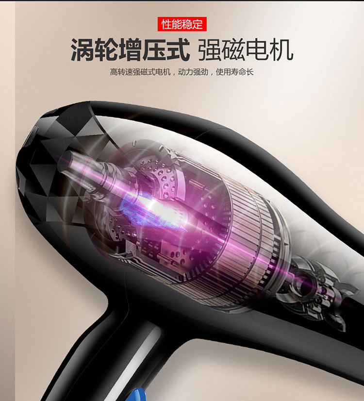 Factory wholesale hair dryers, household high-power hair dryers, cold and hot quick-drying hair care hair dryers, cross-border pic 7