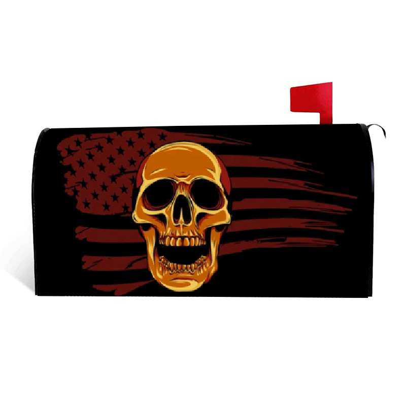 New cross-border elastic band Halloween decoration mailbox cover, Oxford cloth garden mailbox protection dust cover pic 12