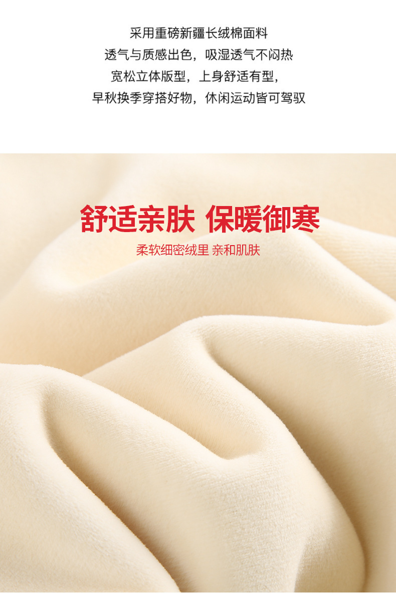 2024新款男女士卫衣加厚华棉印花休闲百搭秋冬加绒款简约时尚卫衣详情4