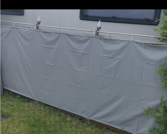 跨境热销遮阳帘隐私雨布围栏网花园庭院阳台植物护外加密加厚详情55