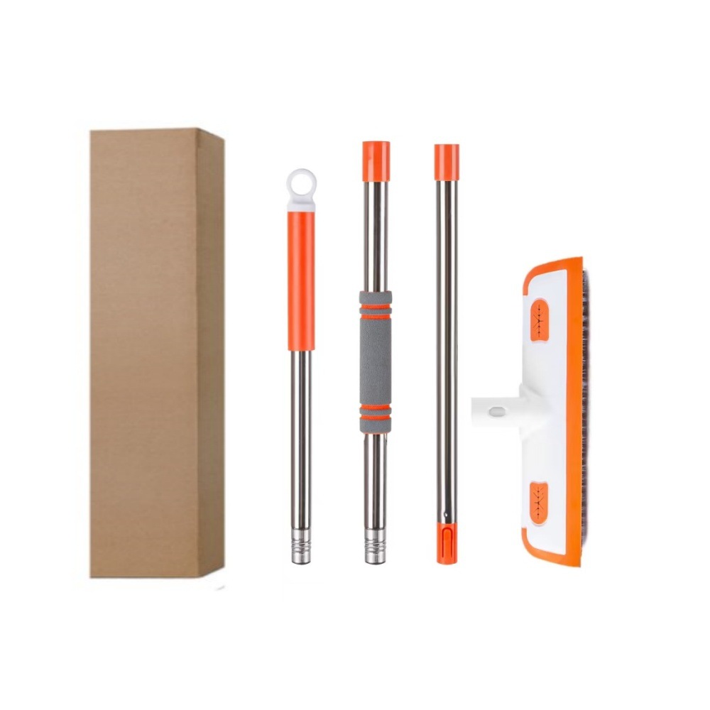 跨境新品家用地板刷浴室清洁刷加大硬毛刷卫生间瓷砖刷刮刷两用详情1