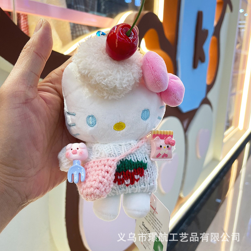 【 Genuine 】 New creative HelloKitty keychain, cute bag pendant, kt doll pic 11