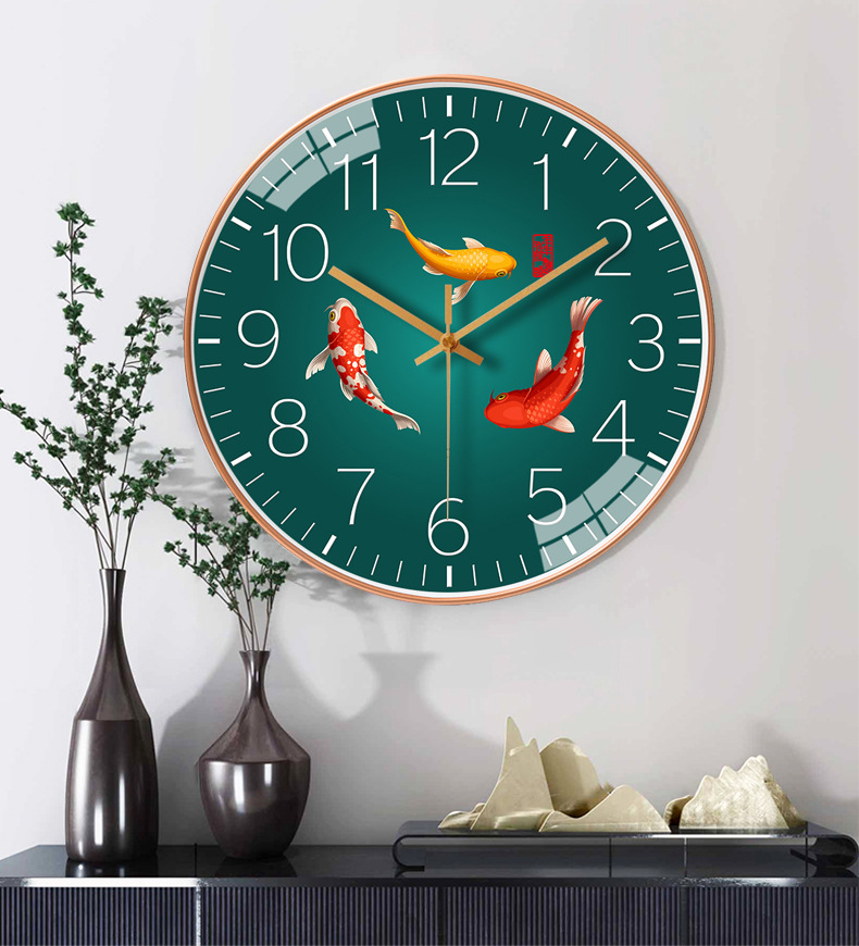 12-inch 30cm home living room wall clock, modern, simple, individual and creative wall-mounted silent clock wholesale pic 14