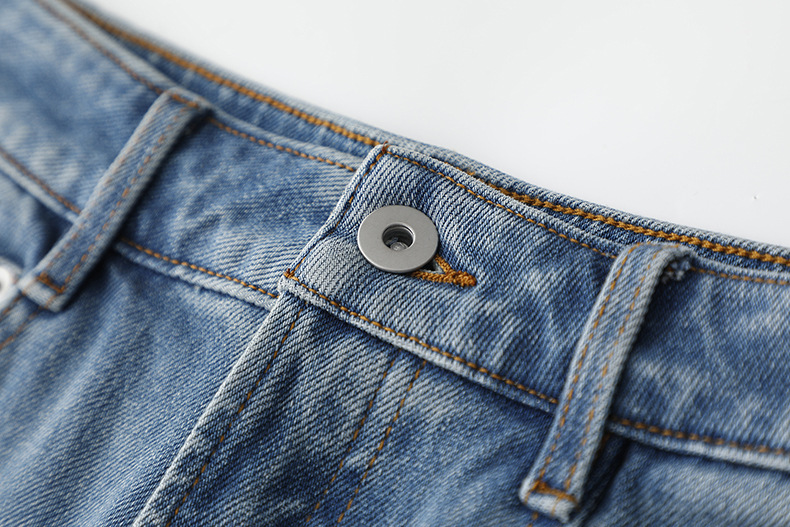 2025春款摩登复古水洗牛仔裤 显高显腿长高腰宽松百搭直筒阔腿裤详情17