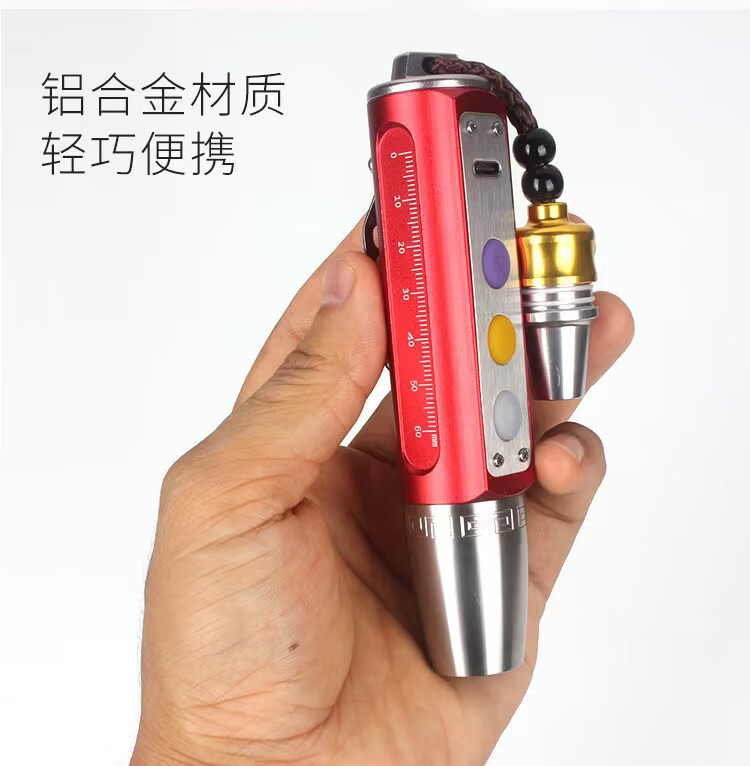 跨境批发照玉石专用手电筒鉴宝手电无极调光珠宝鉴定手电365紫光详情17