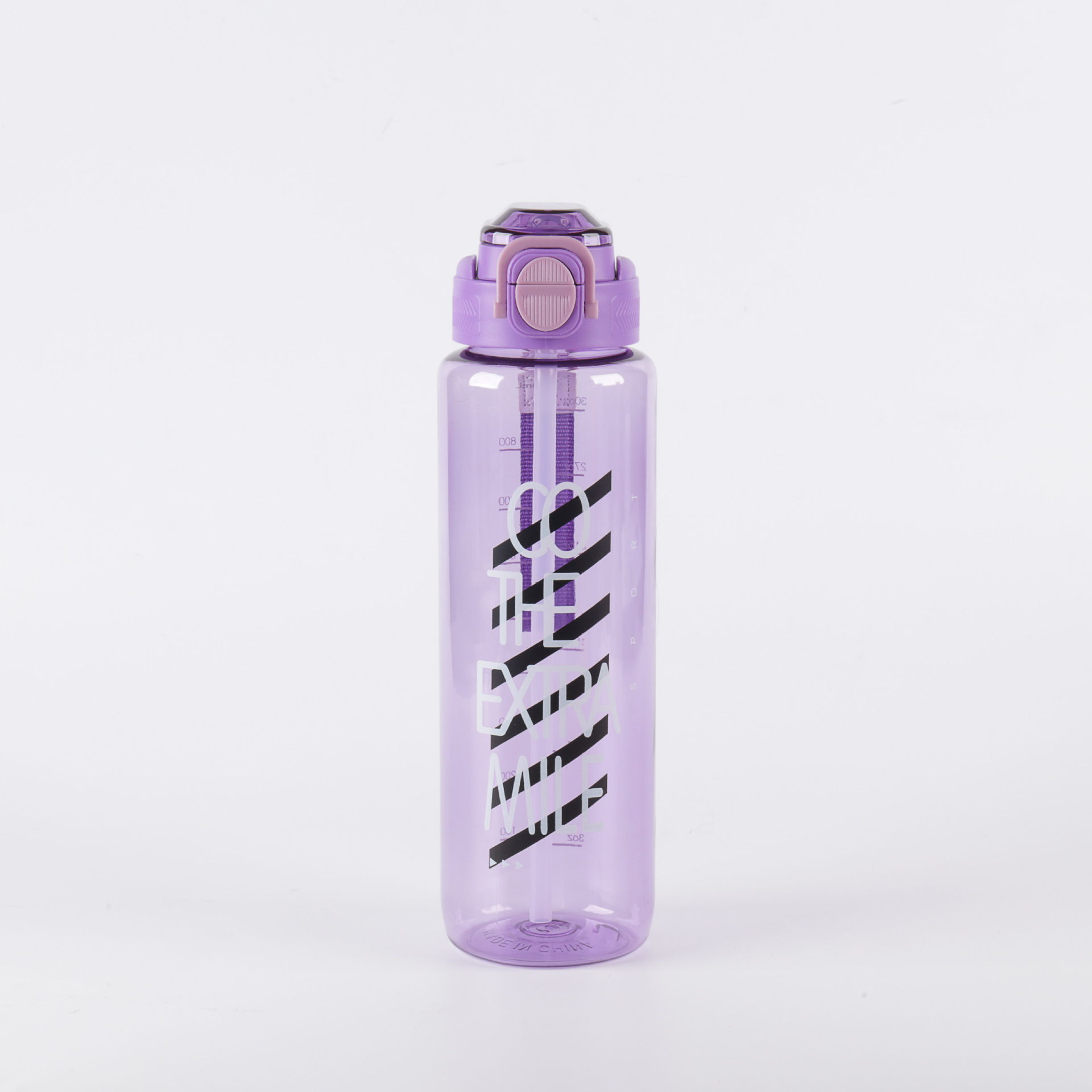 Simple straw double drinking cups, high appearance level, male and female student cups, large-capacity portable plastic cups, portable cups, heat-resistant pic 10