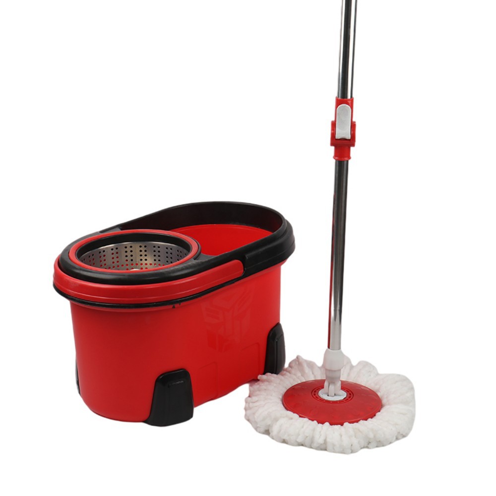 New rotary mop bucket, hand-free mop bucket, mop set, Good God Mop, dual drive handle mop bucket pic 2