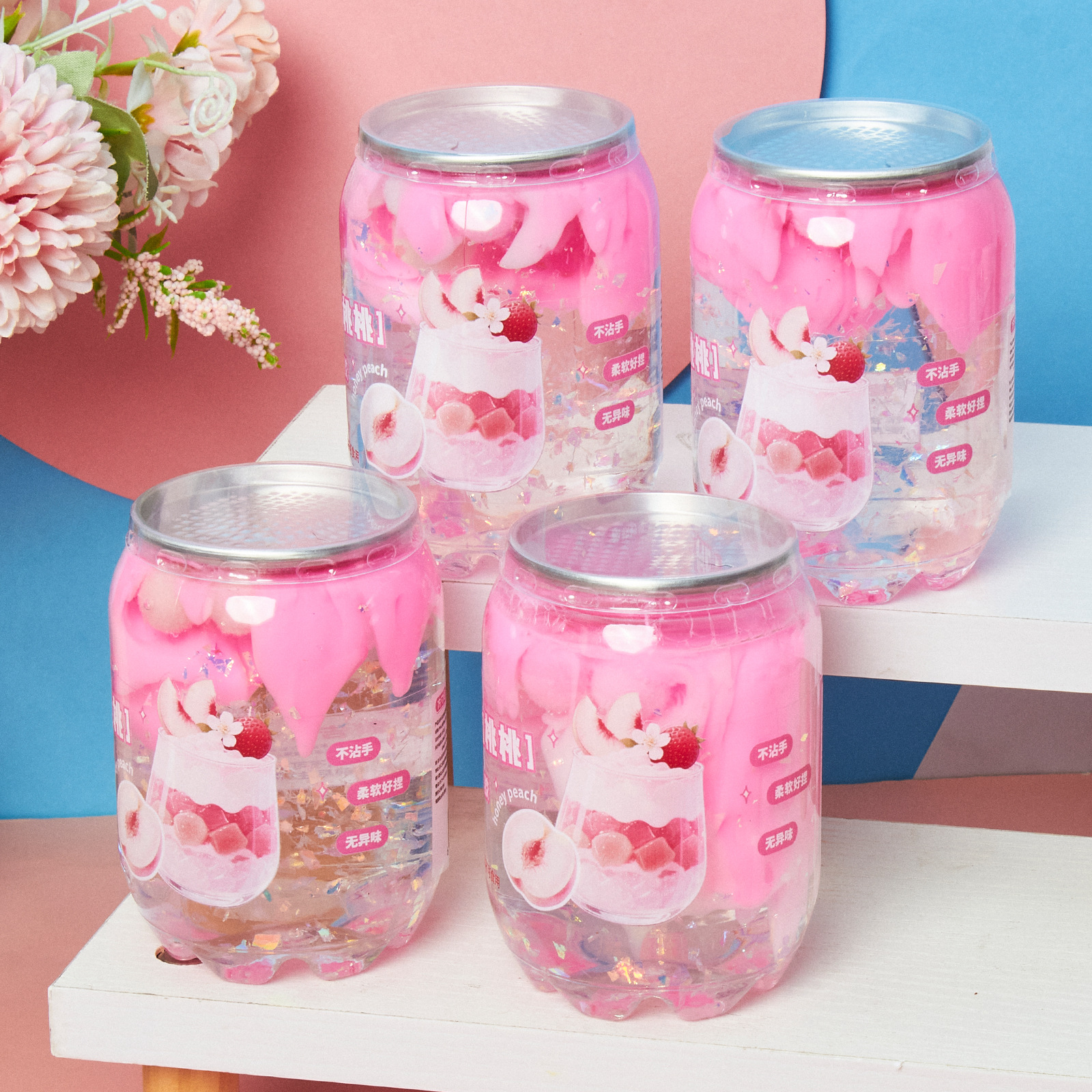 儿童史莱姆水果奶昔起泡胶不粘手超高颜值彩泥玩具水晶泥厂家直销详情21