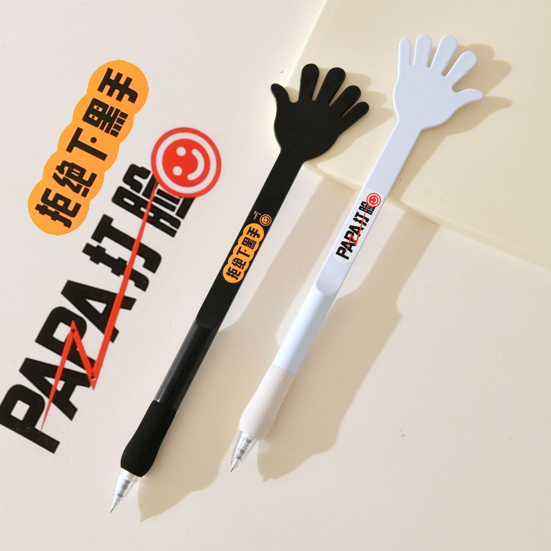 Flattery palm pen, fun gel pen, primary school palm pen, large-sized game prank prop, palm pen pic 15