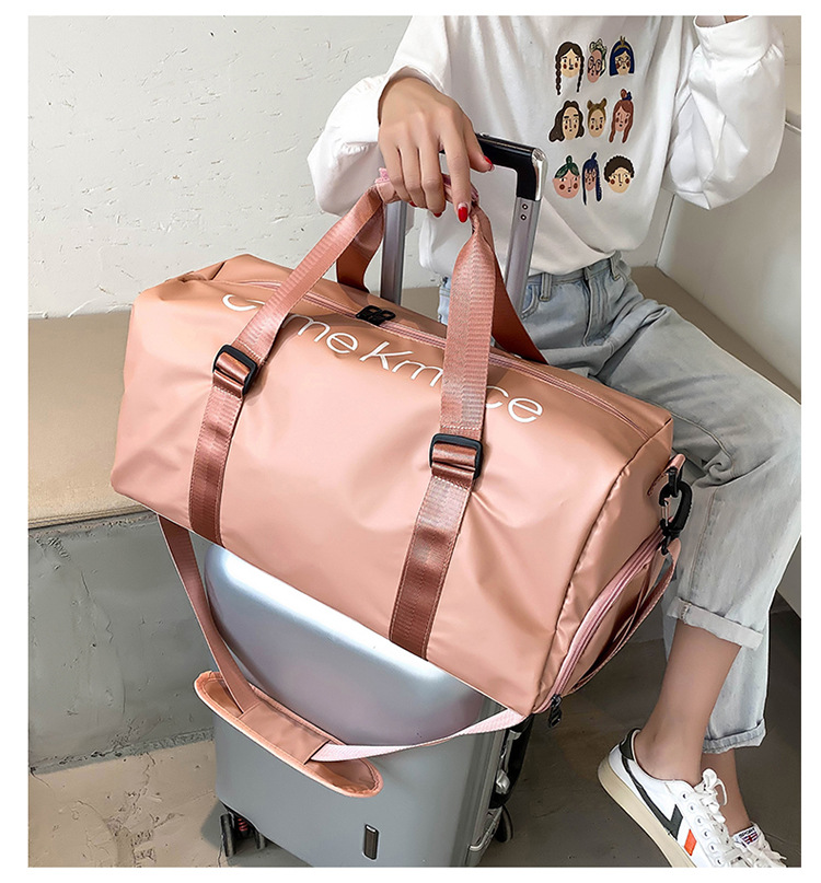 可套拉杆大容量手提旅行包通用干湿分离运动健身收纳包出差行李包详情43