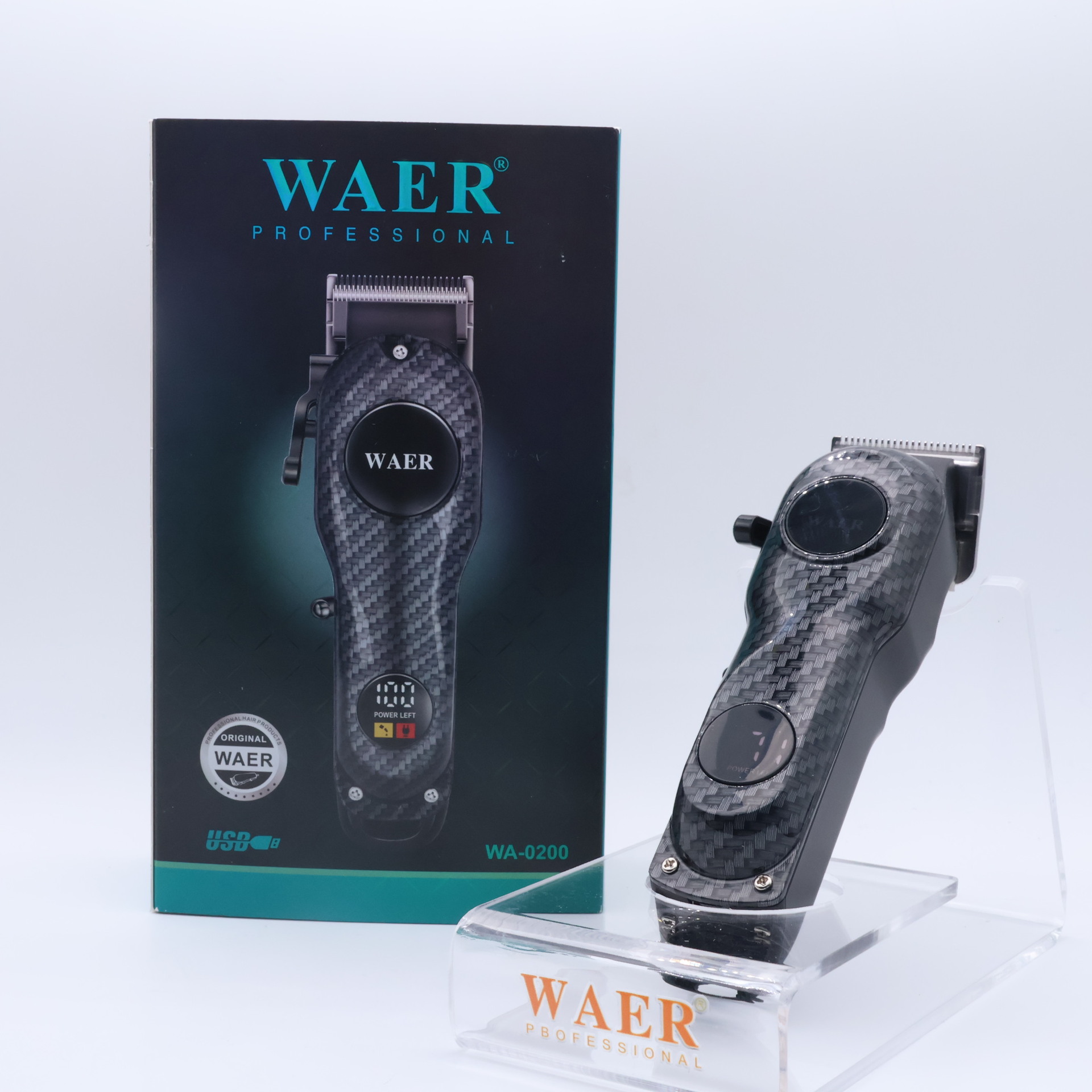WAER新款电动理发剪雕刻不锈钢电推剪发廊专用大功率专业款电推子详情19