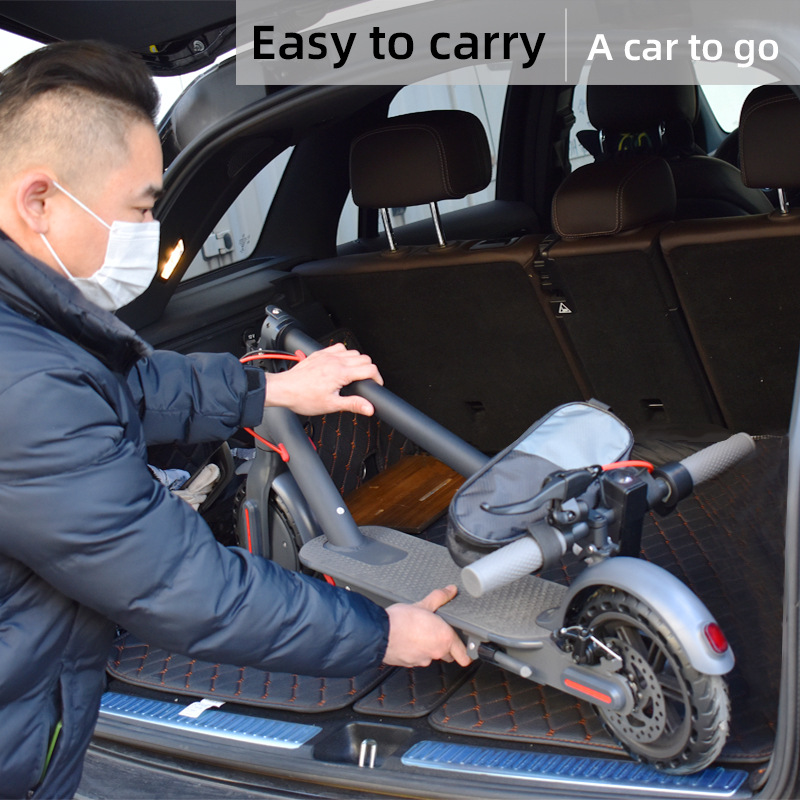 跨境锂电池便携女士代步车8.5寸带蓝牙APP折叠成人电动滑板车批发详情12