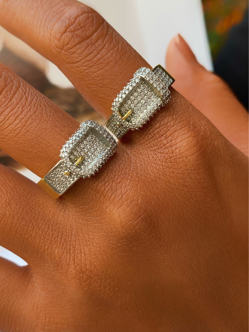 Hiphop时尚简约个性腰带锆石手镯欧美潮朋克街头手饰厂家直销详情3