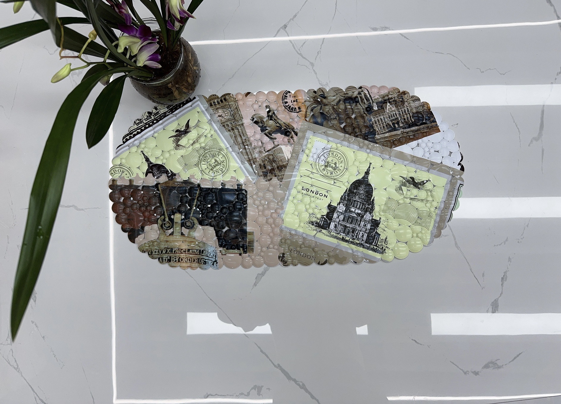 Factory direct sales and wholesale of bathroom, shower room, toilet and household entrance floor with good anti-slip performance pic 2