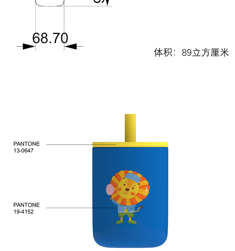 批发食品级硅胶宝宝水杯吸管杯婴儿婴儿杯子婴儿水瓶详情4