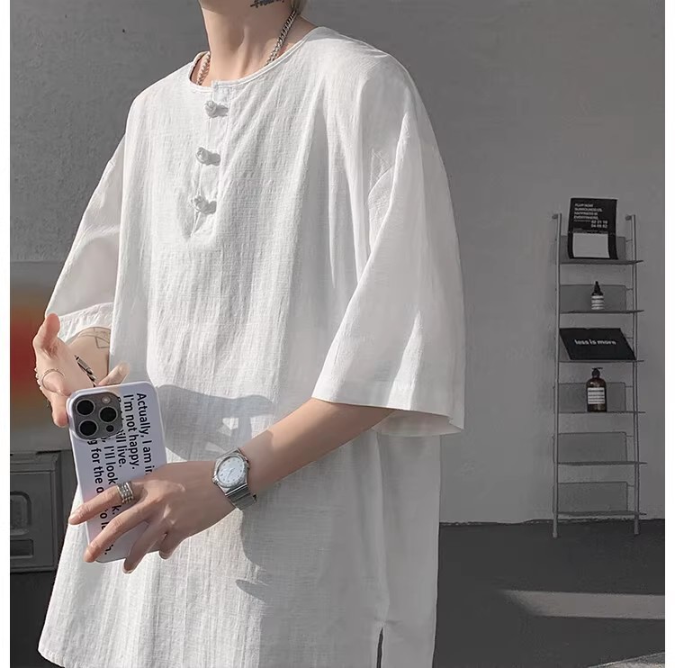 Customized Chinese-style loose Tang T-shirt super factory in Kingston, Washington, USA, based on your provided samples pic 3