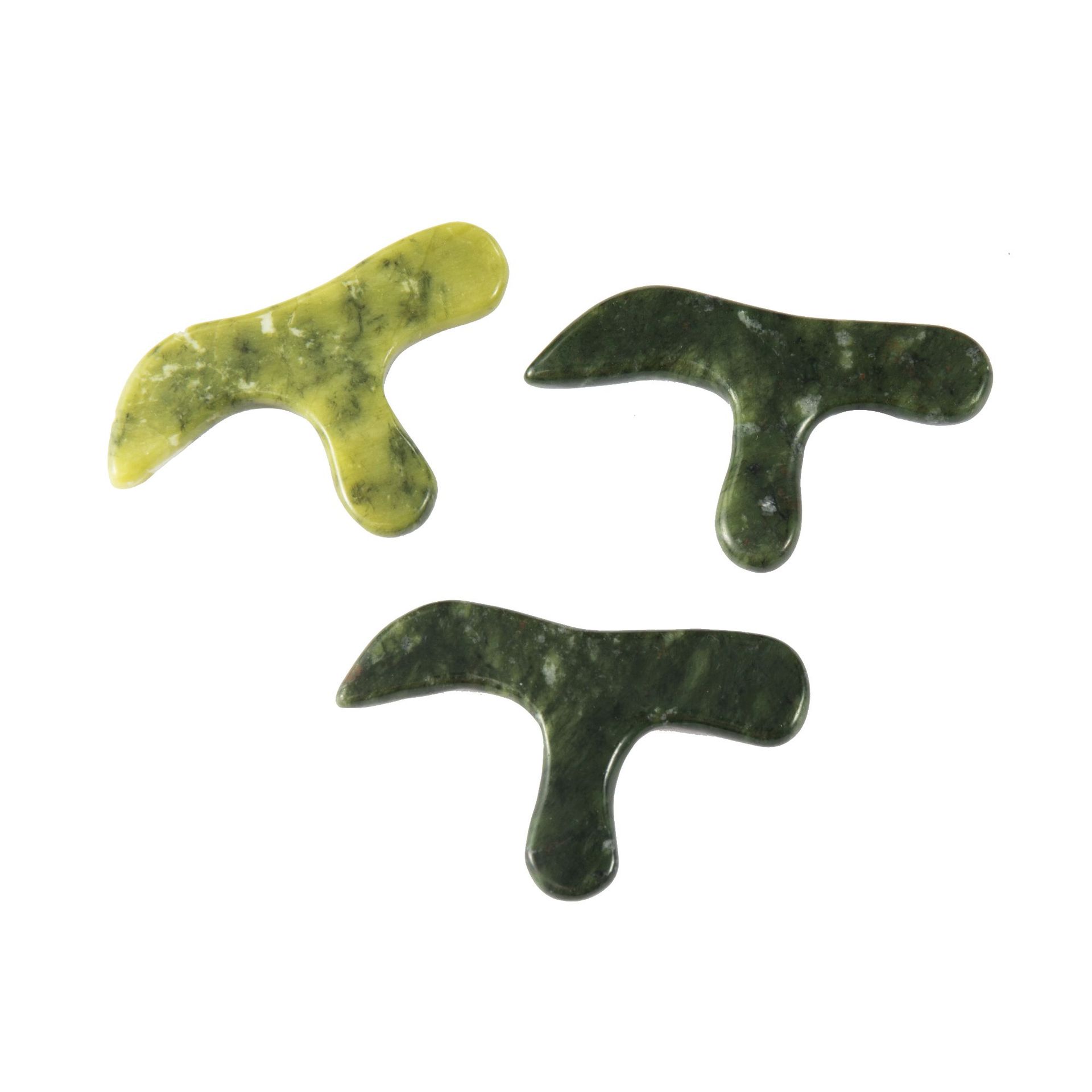 玉石三角雀足底按摩器岫玉按摩穴位脚底足疗锥三叉点穴棒详情14