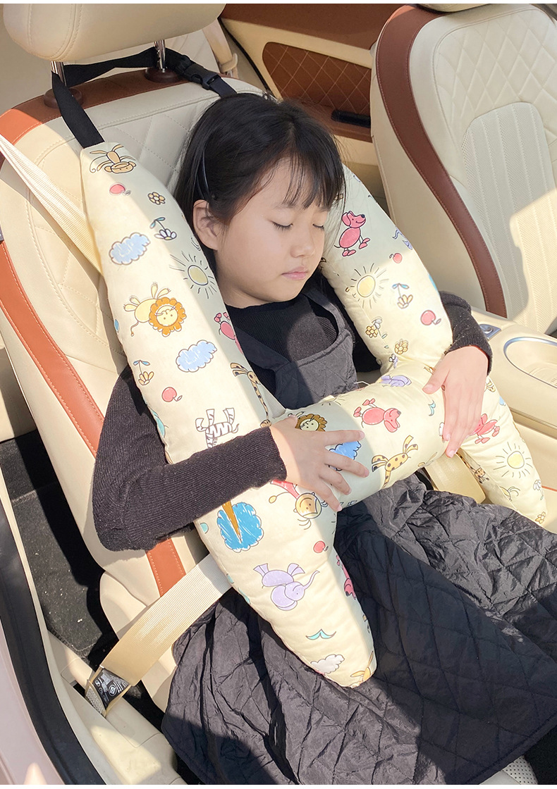 汽车抱枕儿童卡通动漫睡枕车载内用品抱枕车上舒适睡觉神器通用详情7