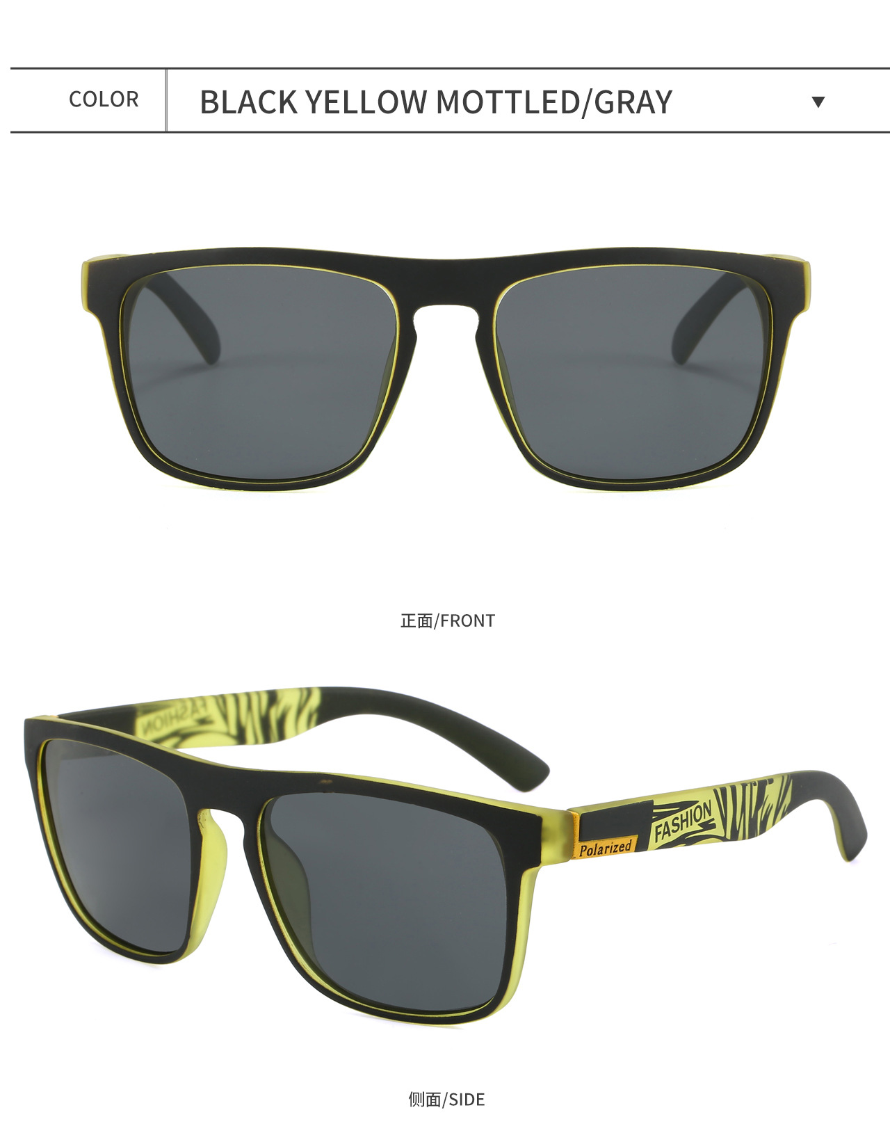 跨境欧美户外骑行太阳镜D731男士偏光彩虹色复古运动墨镜太阳眼镜详情19