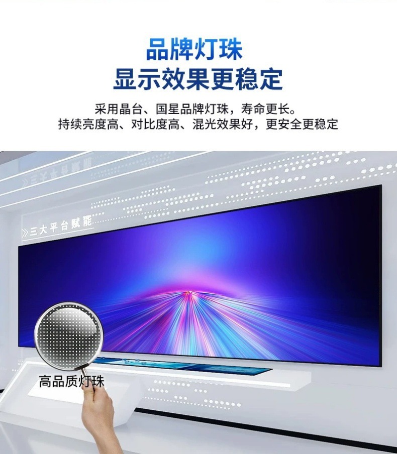 Cross-border led display screens for stages, conference rooms and exhibition halls are P1.5, P2, P2.5, P3, P4, P5 and P6 full-color displays pic 8