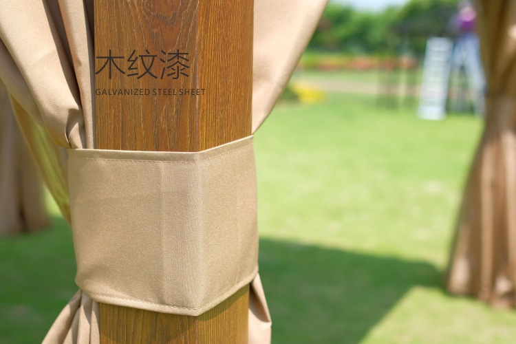 星辰铝合金户外凉亭庭院休闲亭遮阳棚别墅家用帐篷欧式雨棚阳光房凉棚详情29